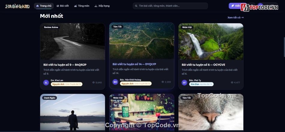 code web tin tức,code web tự động,thanh toán,web tin tức anime hoạt hình 3d