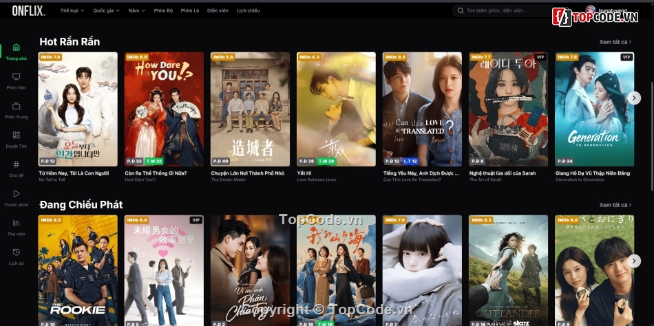 Source Code Xem Phim,share code xem phim giao diện onflix,share code web xem phim,web xem phim,source code web xem phim,source code