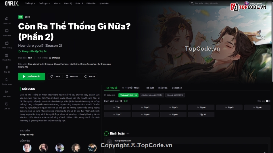 Source Code Xem Phim,share code xem phim giao diện onflix,share code web xem phim,web xem phim,source code web xem phim,source code