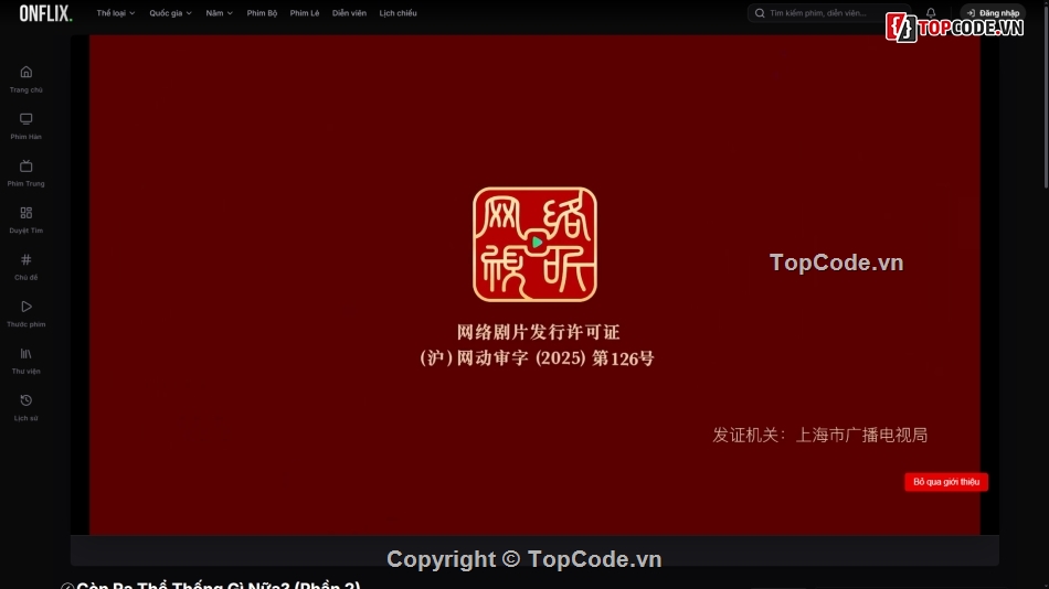 Source Code Xem Phim,share code xem phim giao diện onflix,share code web xem phim,web xem phim,source code web xem phim,source code