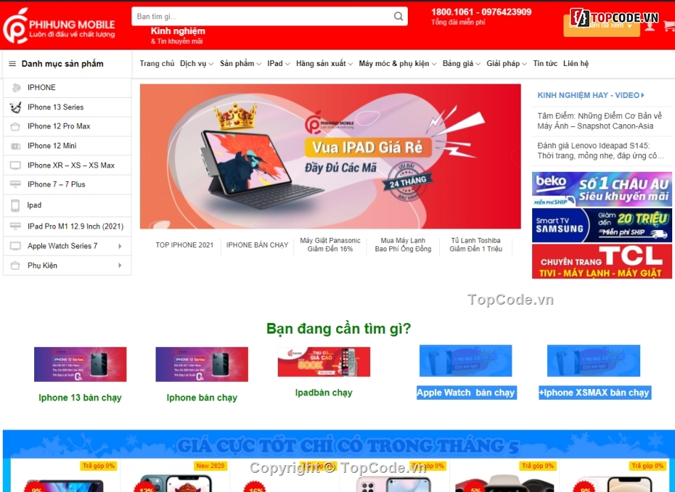 code website điện thoại đẹp,code web bán điện thoại,full code web bán điện thoại