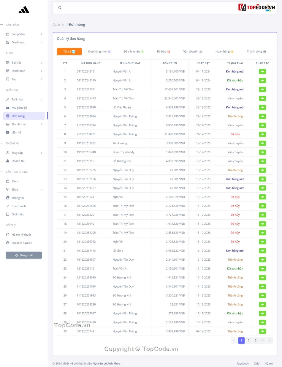 source code website,source code bán giày,web bán quần áo,website bán giày,code website bán giày