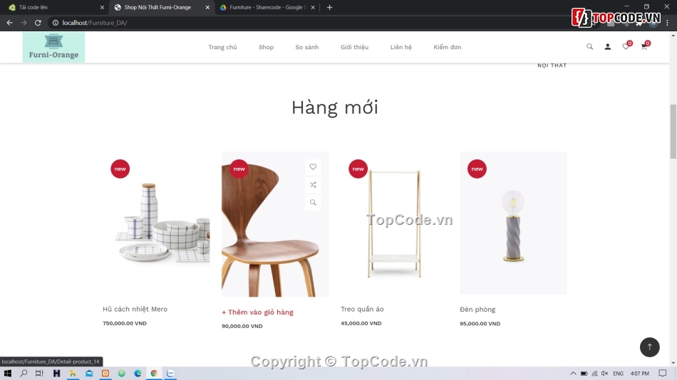 Website bán nội thất laravel,Code Website bán nội thất,Website bán nội thất,full code web nội thất