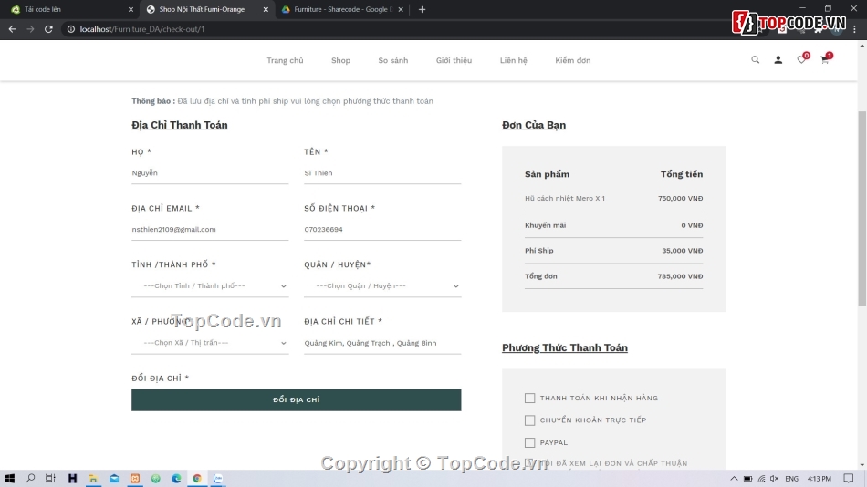 Website bán nội thất laravel,Code Website bán nội thất,Website bán nội thất,full code web nội thất