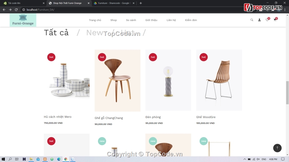 Website bán nội thất laravel,Code Website bán nội thất,Website bán nội thất,full code web nội thất