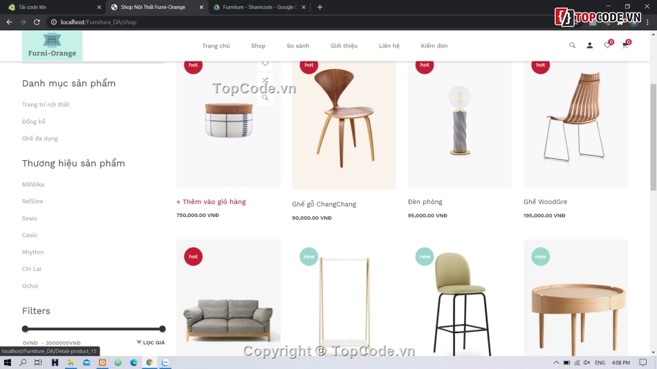 Website bán nội thất laravel,Code Website bán nội thất,Website bán nội thất,full code web nội thất