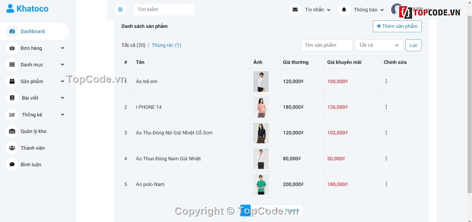 web bán quần áo,code bán áo quần,code web quần áo,đồ án php,php mysql,Source website quần áo