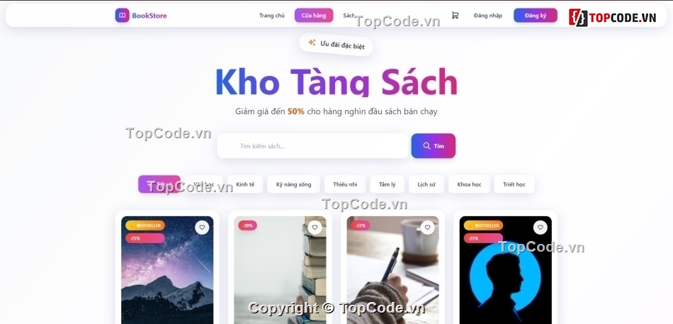 website bán hàng,nextjs,mongodb,đồ án,web bán sách