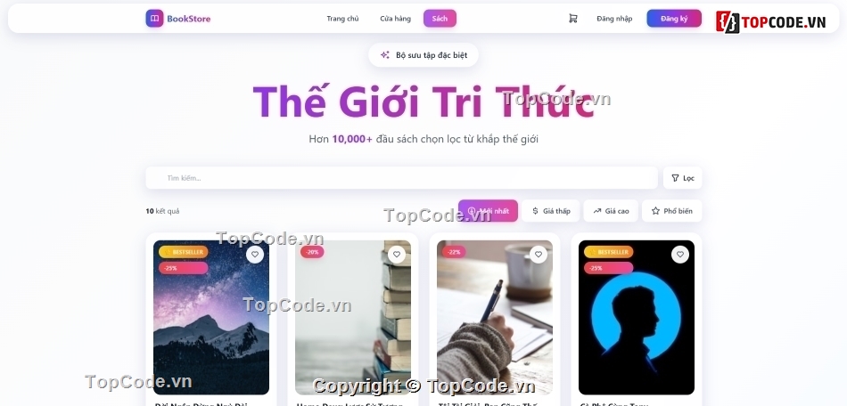 website bán hàng,nextjs,mongodb,đồ án,web bán sách