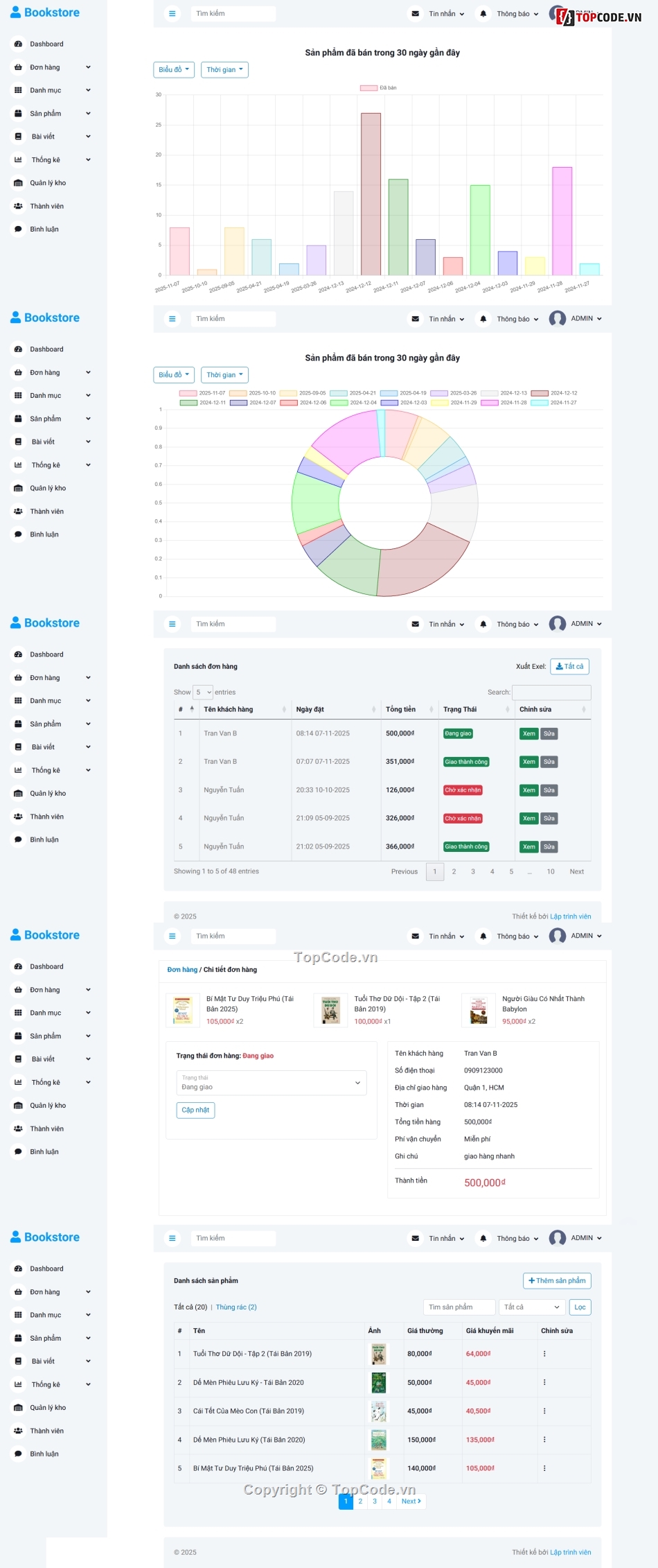 web bán sách,website bán sách,website bookstore,code bán sách,php mysql,website php mysql