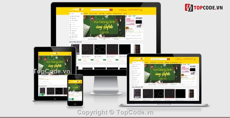 website điện máy,website thiết bị nhà bếp,webshop thương mại,thương mại điện tử,Code web điện máy,Mã nguồn web bán điện tử