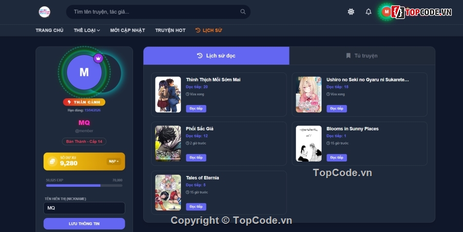 Code truyện,leak,auto