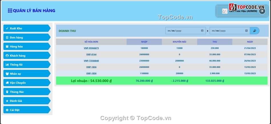 website bán hàng php,Website quản lý Topcode,Topcode Web bán hàng,code Website quản lý bán hàng