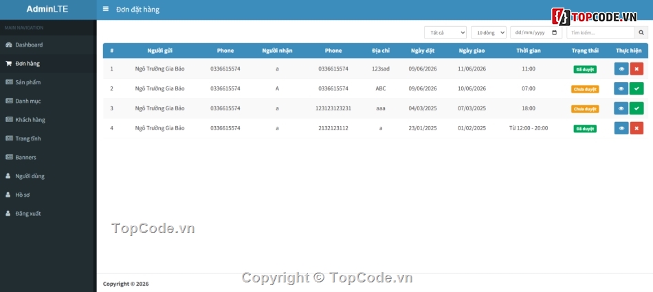 website bán hoa,Laravel,Fullstack