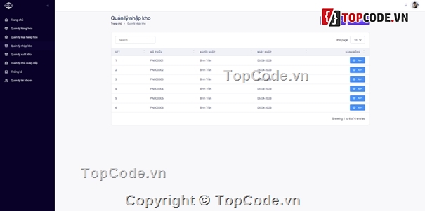 Quản lý kho,Full code Quản lý,code website quản lý kho laravel,Code quản lý kho laravel,code website quản lý kho,code quản lý kho