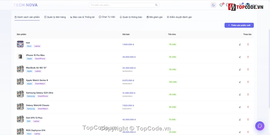 Web thương mại,Java Spring Boot,thương mại,chat bot,ReactJS,Code Website thương mại điện tử