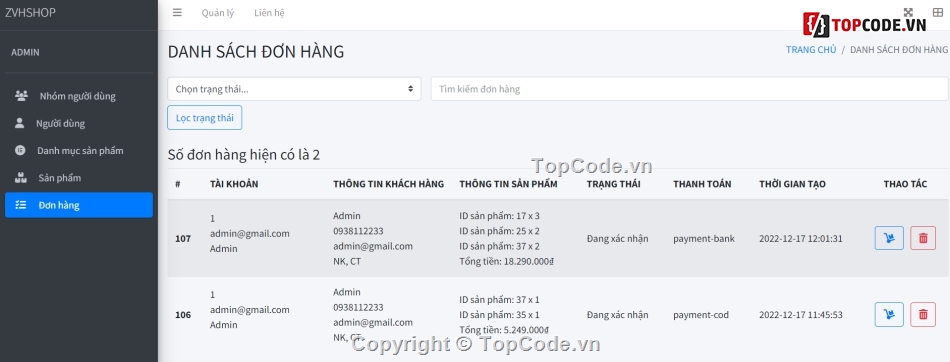 web thương mại điện tử,code web bán cầu lông,website thương mại điện tử,code cầu lông PHP MVC,Web kinh doanh cầu lông