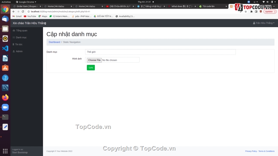 web tin tức php,code blog tin tức,full code website tin tức