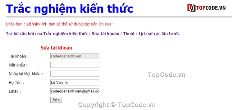 website thi trắc nghiệm,Thi trắc nghiệm,trắc nghiệm asp.net,trắc nghiệm online,Web thi trắc nghiệm,code web trắc nghiệm