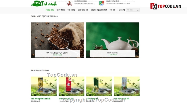 Website công ty trà xanh,wordpress langding page,wordpress giới thiệu công ty,trà xanh,website giới thiệu trà xanh,Website trà xanh