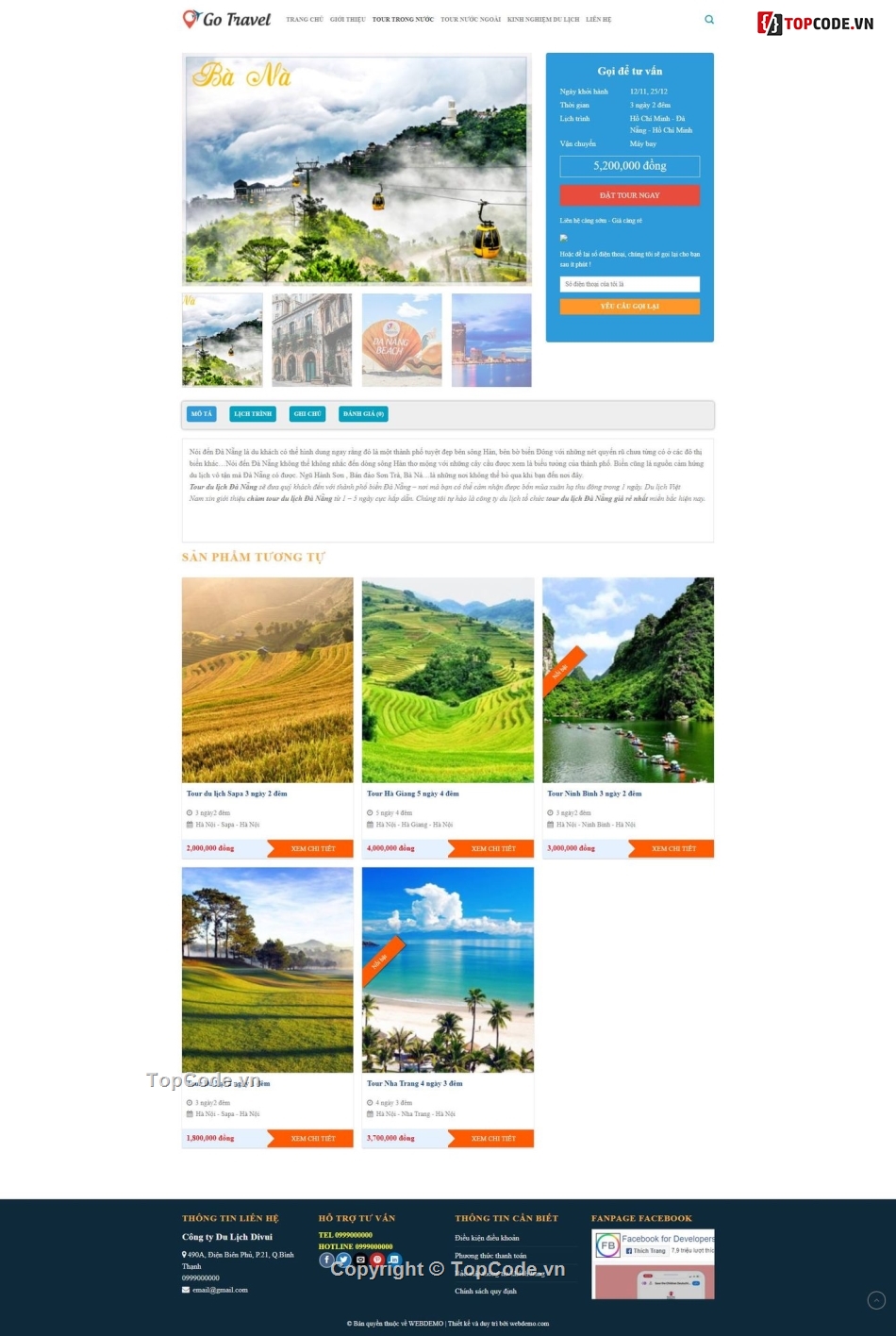 web giới thiệu tour du lịch,full code web du lịch,wesite giới thiệu tour du lịch,Code web giới thiệu tour,website đặt tour