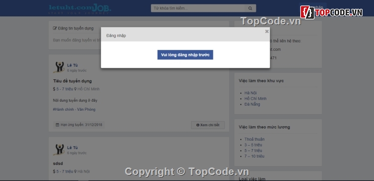 website đăng tin tuyển dụng,website tuyển dụng,share website đăng tin tuyển dụng,fullcode website tuyển dụng,website việc làm,website viec lam