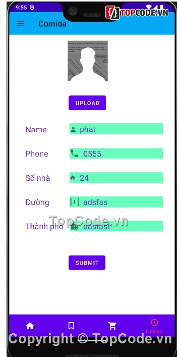 App Android,source code android,App mobile đặt đồ ăn,source code đặt đồ ăn,sharecode đặt đồ ăn,source code mobile