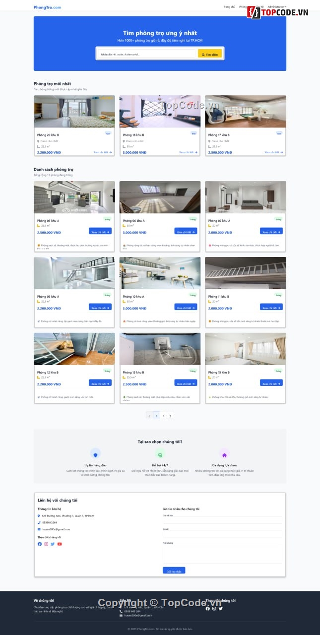 Website quản lý,PHP MVC,source code Web