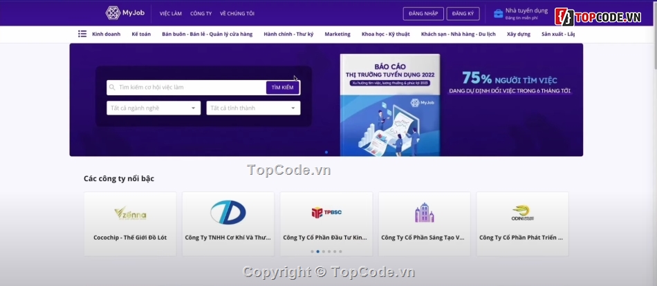 Đồ án website tuyển dụng,website tìm việc làm,tuyển dụng,code tuyển dụng,Dự án website,Đồ án tốt nghiệp