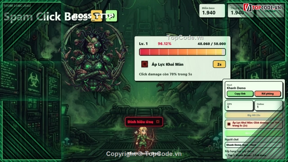 game click boss,source code game JavaScript,game Firebase realtime,game nhiều người chơi,Firebase Realtime Database,game raid boss