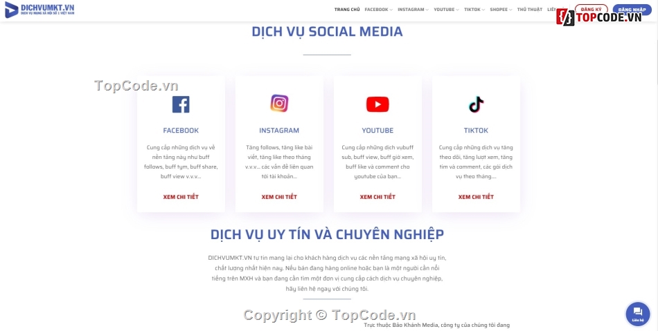 dichvumkt,source code mạng xã hội,code dịch vụ mạng xã hội