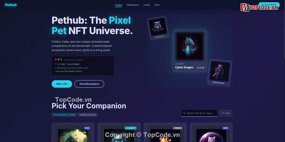 Landing Page,NFT,NFT Landing Page,Cyberpunk Website,Web3 UI/UX,Pixel Art NFT