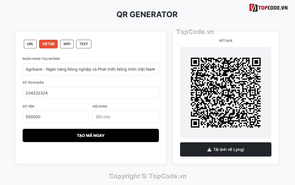 qr code generator,java spring boot,source code web,tạo mã qr,web app,spring boot 3