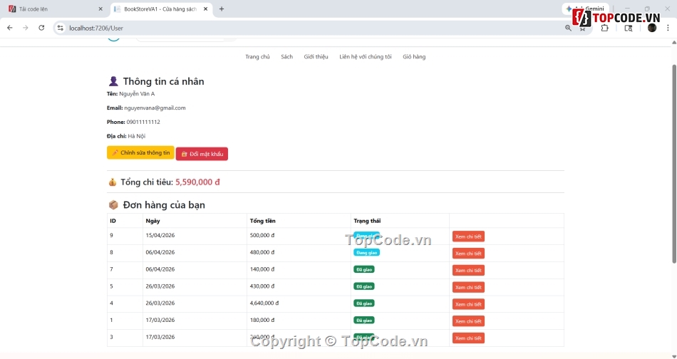 source code quản lý bán sách,asp.net,website bán sách,source code asp.net,lập trình api,api