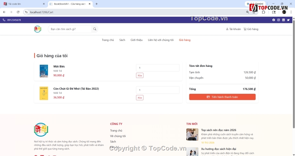 source code quản lý bán sách,asp.net,website bán sách,source code asp.net,lập trình api,api