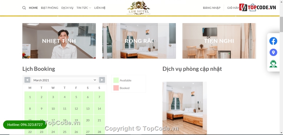 Source code web,đặt phòng khách sạn,web giới thiệu khách sạn,web đặt phòng