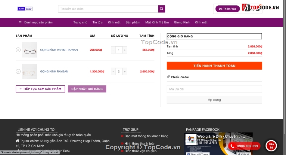 website bán,website bán theme,source code bán theme,website bán Mắt Kính,code website bán Mắt Kính