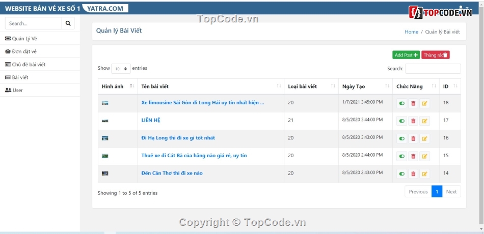 WEB ASP.NET BÁN XE khach,MVC ASP.NET C#,bán vé xe