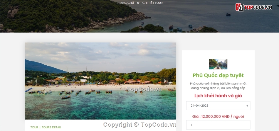 Website du lịch,Website giới thiệu,Code Website du lịch,Website đặt tour,code giới thiệu tour du lịch