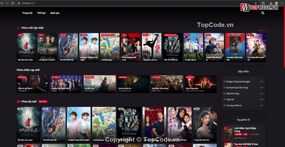 source code phim,full chức năng,source code Web