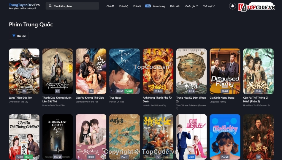 share code rophim,code web xem phim hiện đại,mã nguồn web xem phim rophim,rophim premium