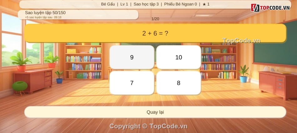 Unity 6,game giáo dục trẻ em,game học toán,game song ngữ,source code Unity,game học tiếng Anh