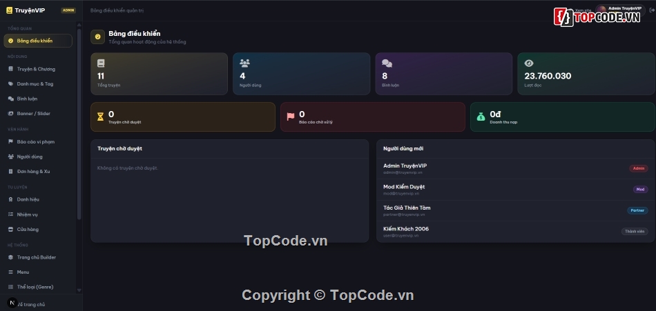 Source Code Truyện,Code Thương Mại,Code Web Đọc Truyện Tranh,source code      database