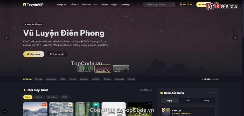 Source Code Truyện,Code Thương Mại,Code Web Đọc Truyện Tranh,source code      database