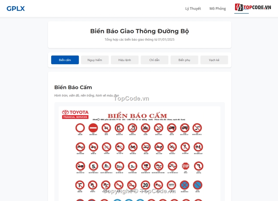 Mô phỏng 120 tình huống giao thông,luật giao thông,600 câu hỏi lý thuyết,source code      database