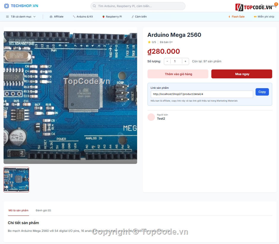Affiliate,web TMĐT,website TMĐT