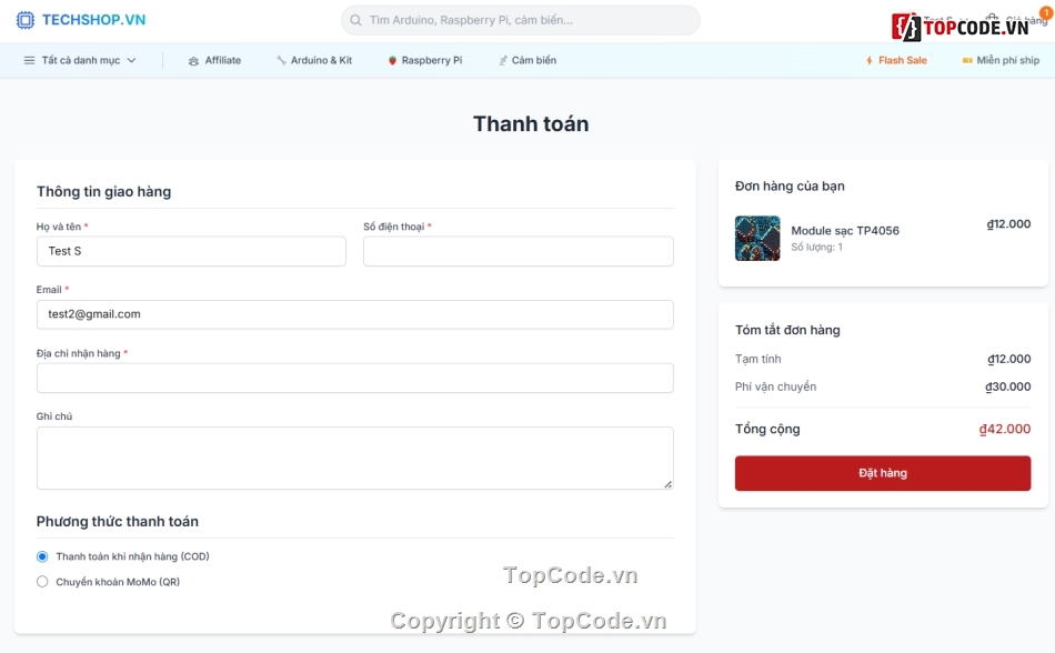 Affiliate,web TMĐT,website TMĐT