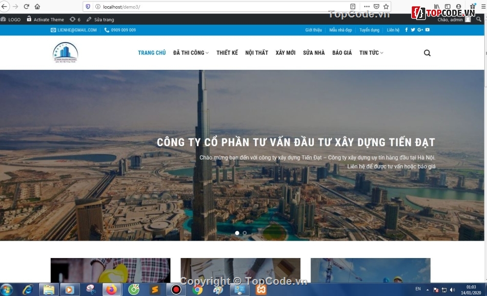 Website công ty xây dựng,Full Code website tin tức,tin tức công nghệ,website tin tức WordPress,Web tin tức,Website tin tức