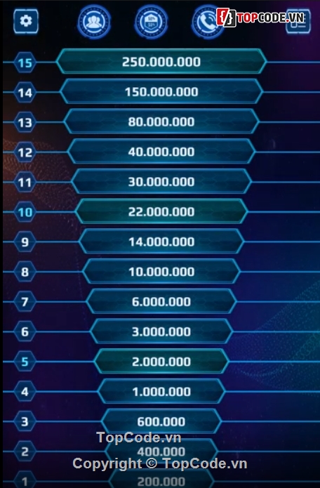 Game,Ai là triệu phú,C#,Unity C#