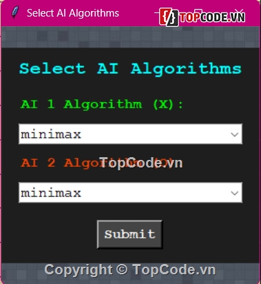 Game cờ,Ứng dụng thuật toán,Game cờ Caro AI,thuật toán kmean